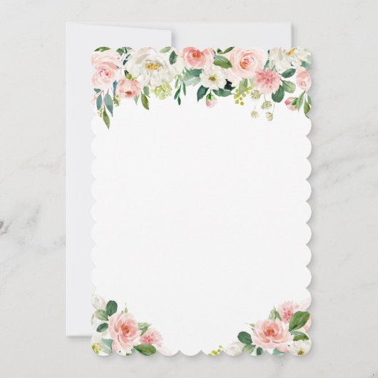 OM HET EVEN WELKE LEEFTIJD - Alice in de Uitnodigi Kaart (Achterkant)