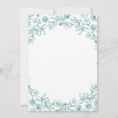 OM HET EVEN WELKE LEEFTIJD - Alice in de Uitnodigi Kaart (Achterkant)