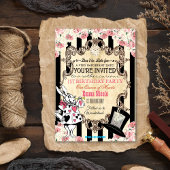 OM HET EVEN WELKE LEEFTIJD - Alice in de Uitnodigi Kaart