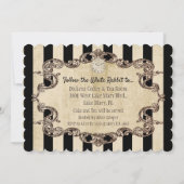 OM HET EVEN WELKE LEEFTIJD - Alice in de Uitnodigi Kaart (Achterkant)