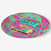 OM HET EVEN WELKE LEEFTIJD de partijgepersonalisee Papieren Bordje (Gekanteld)