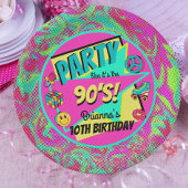 OM HET EVEN WELKE LEEFTIJD de partijgepersonalisee Papieren Bordje