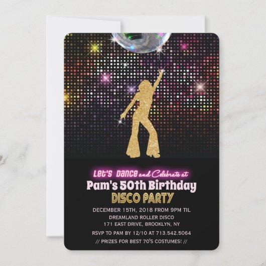 OM HET EVEN WELKE LEEFTIJD - de Uitnodiging van de (Voorkant)