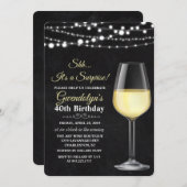 OM HET EVEN WELKE LEEFTIJD - de Uitnodiging van de (Voorkant / Achterkant)