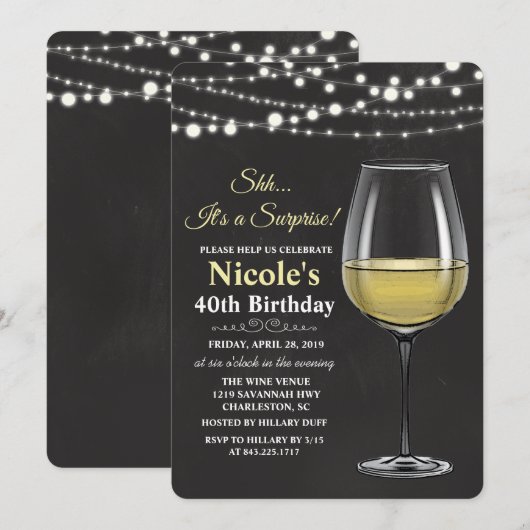 OM HET EVEN WELKE LEEFTIJD - de Uitnodiging van de (Voorkant / Achterkant)