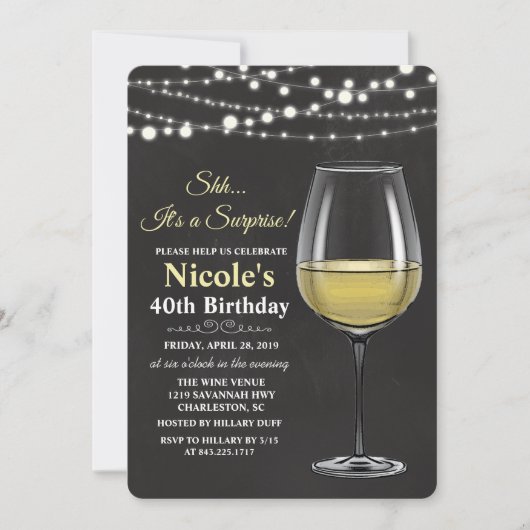 OM HET EVEN WELKE LEEFTIJD - de Uitnodiging van de (Voorkant)