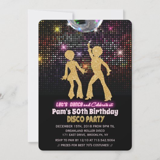 OM HET EVEN WELKE LEEFTIJD - de Uitnodiging van de (Voorkant)