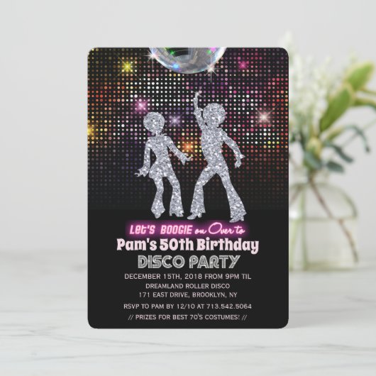 OM HET EVEN WELKE LEEFTIJD - de Uitnodiging van de (Staand voorkant)