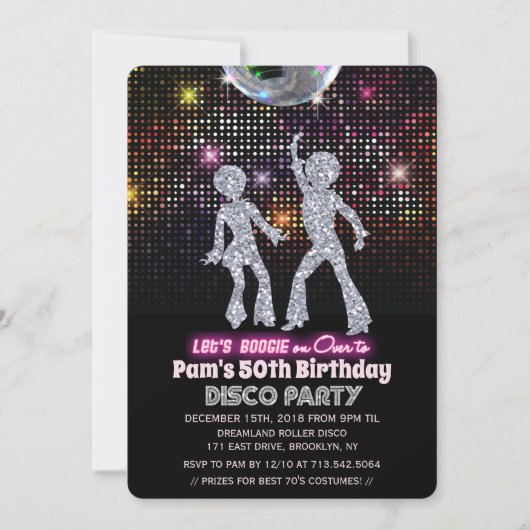 OM HET EVEN WELKE LEEFTIJD - de Uitnodiging van de (Voorkant)