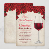 OM HET EVEN WELKE LEEFTIJD - de Uitnodiging van de (Voorkant / Achterkant)