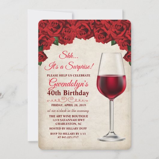 OM HET EVEN WELKE LEEFTIJD - de Uitnodiging van de (Voorkant)