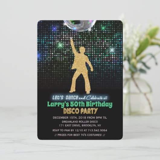 OM HET EVEN WELKE LEEFTIJD - de Uitnodiging van de (Staand voorkant)