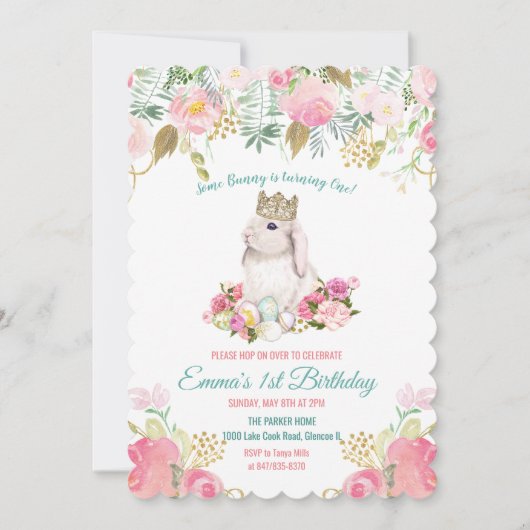 OM HET EVEN WELKE LEEFTIJD - één of andere Bunny B Kaart (Voorkant)