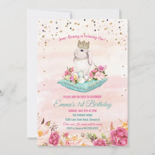 OM HET EVEN WELKE LEEFTIJD - één of andere Bunny B Kaart (Voorkant)