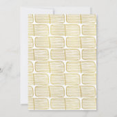 OM HET EVEN WELKE LEEFTIJD EENVOUDIGE GOUD BIRTHDA KAART (Achterkant)