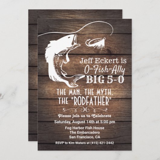 OM HET EVEN WELKE LEEFTIJD - Geviste uitnodiging v (Voorkant / Achterkant)