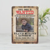 OM HET EVEN WELKE LEEFTIJD - Gezochte uitnodiging  (Staand voorkant)