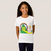 OM HET EVEN WELKE LEEFTIJD Glinda van Oz BIRTHDAY T-shirt (Voorkant volledig)