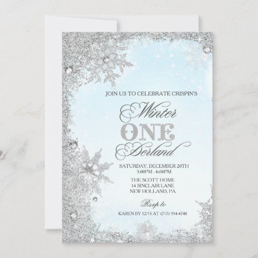 OM HET EVEN WELKE LEEFTIJD - Jongen Uitnodiging va (Voorkant)