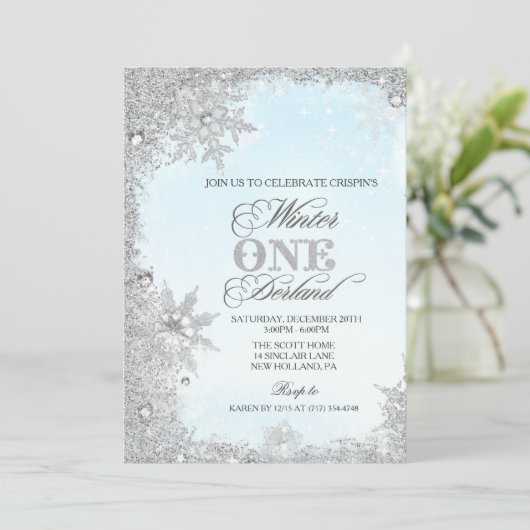 OM HET EVEN WELKE LEEFTIJD - Jongen Uitnodiging va (Staand voorkant)