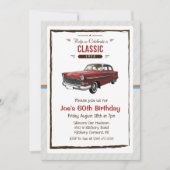 OM HET EVEN WELKE LEEFTIJD - Klassieke  uitnodigin Kaart (Voorkant)