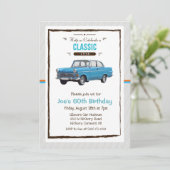 OM HET EVEN WELKE LEEFTIJD - Klassieke  uitnodigin Kaart (Staand voorkant)