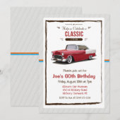 OM HET EVEN WELKE LEEFTIJD - Klassieke uitnodigin Kaart (Voorkant / Achterkant)