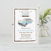 OM HET EVEN WELKE LEEFTIJD - Klassieke  uitnodigin Kaart (Staand voorkant)