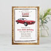 OM HET EVEN WELKE LEEFTIJD - Klassieke  uitnodigin Kaart (Staand voorkant)