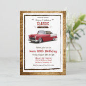 OM HET EVEN WELKE LEEFTIJD - Klassieke uitnodigin Kaart (Staand voorkant)