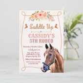 OM HET EVEN WELKE LEEFTIJD - Paardenwedstrijd Kaart (Staand voorkant)