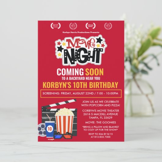 OM HET EVEN WELKE LEEFTIJD - Uitnodiging van de Da (Staand voorkant)