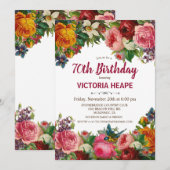 OM HET EVEN WELKE LEEFTIJD - uitnodiging van Flor (Voorkant / Achterkant)