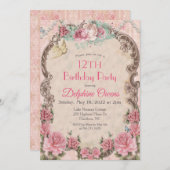 OM HET EVEN WELKE LEEFTIJD -  uitnodiging van Flor (Voorkant / Achterkant)