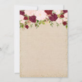 OM HET EVEN WELKE LEEFTIJD -  uitnodiging van Flor (Achterkant)