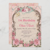 OM HET EVEN WELKE LEEFTIJD -  Victoriaans Uitnodig Kaart (Voorkant / Achterkant)