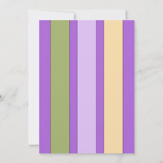 Om het even welke leeftijd voeg fotonaam paarse ve kaart (Achterkant)