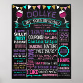 OM HET EVEN WELKE LEEFTIJD Volwassenpartij 90e ver Poster (Voorkant)