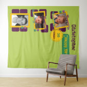 Om het even welke leeftijdfoto's 50e groene partij wandkleed (In Situ (horizontaal))