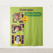 Om het even welke leeftijdfoto's 50e groene partij wandkleed (Voorkant)