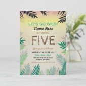 OM HET EVEN WELKE LEEFTIJDSE Oerwoud VAN DE Safari Kaart (Staand voorkant)