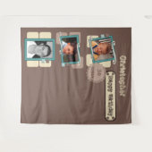 Om het even welke leeftijdsfoto's 30e bruine parti wandkleed (Voorkant (horizontaal))