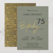 OM HET EVEN WELKE LEEFTIJDSTIP VAN DE GRIJDE GRIJS KAART (Voorkant / Achterkant)