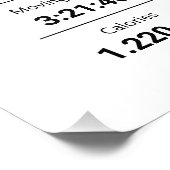 Om het even welke Marathonroute de Foto van de Loo Afdruk (Hoek)