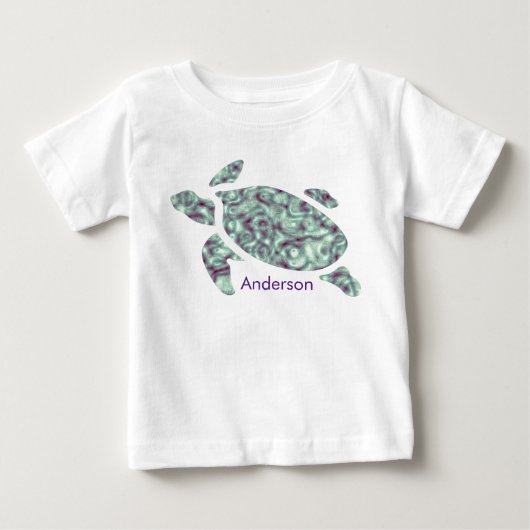 Om het even welke naam Toddler Turtle T-shirt (Voorkant)