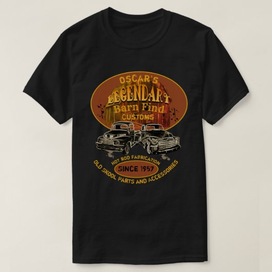 Om het even welke Persoon, bedrijf Legendary Barn  T-shirt (Design voorkant)
