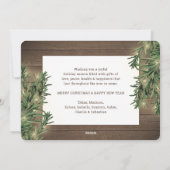 Om het even welke Tekst 10 Foto's & de Lichten van Feestdagenkaart (Achterkant)