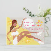 Om het even welke Uitnodiging van de Dag van de Da (Staand voorkant)