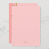 Om het even welke Uitnodiging van de Kleur Bat Mit (Voorkant / Achterkant)