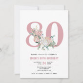 Om het even welke Waterverf van de Leeftijd Floral Kaart (Voorkant)